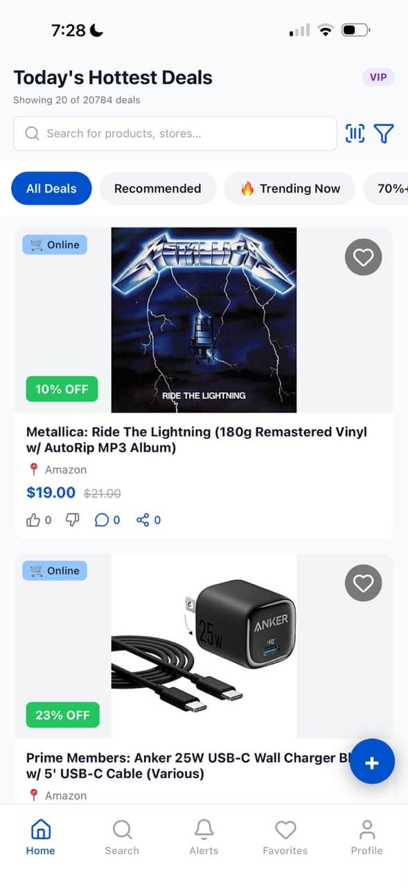 🔥 Live deals feed